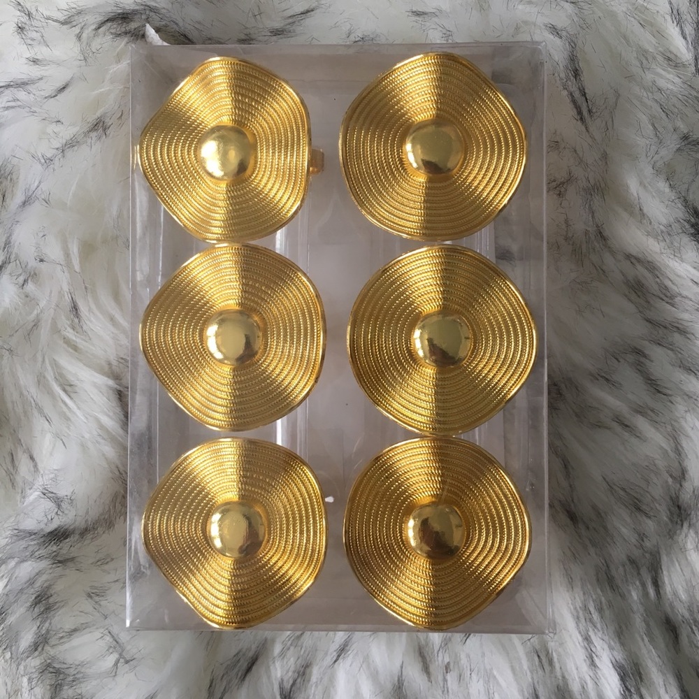 NIB 6 pcs Napkin Rings - Picture 5 of 7